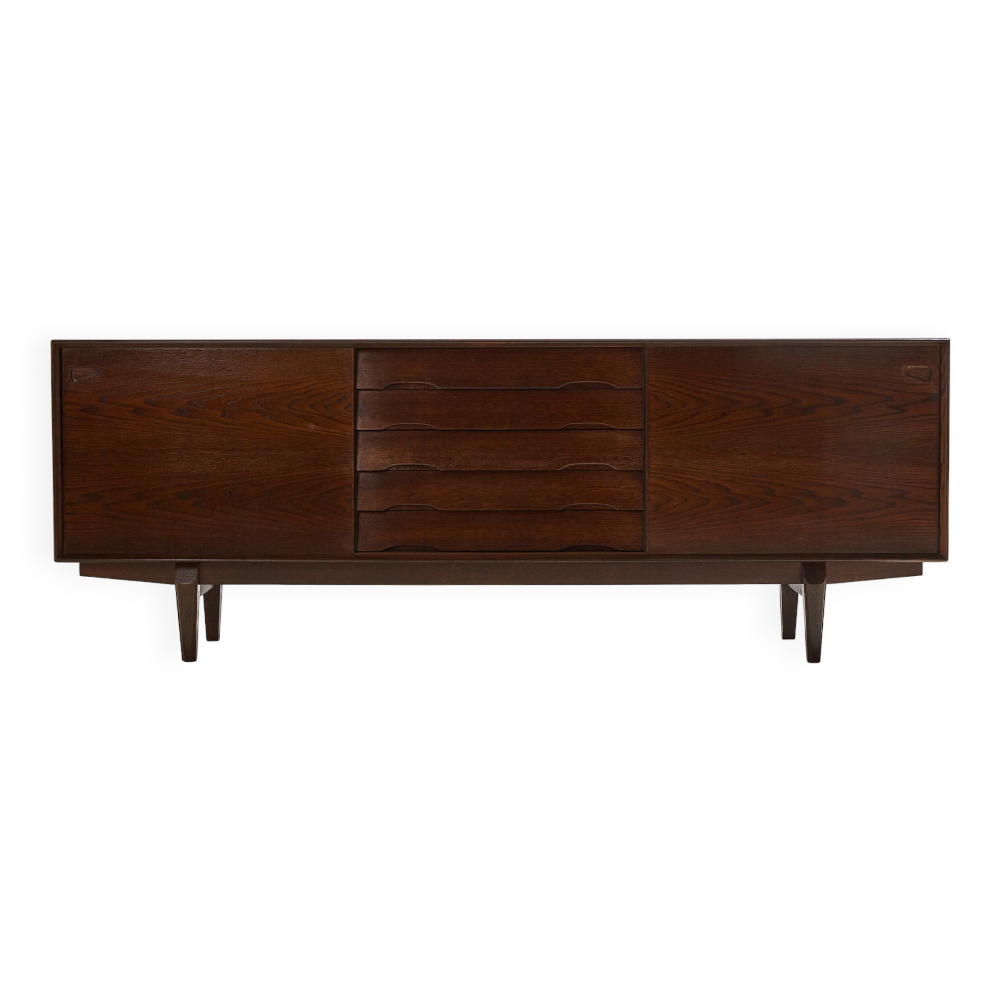 Model 65 oak sideboard by skovby møbelfabrik