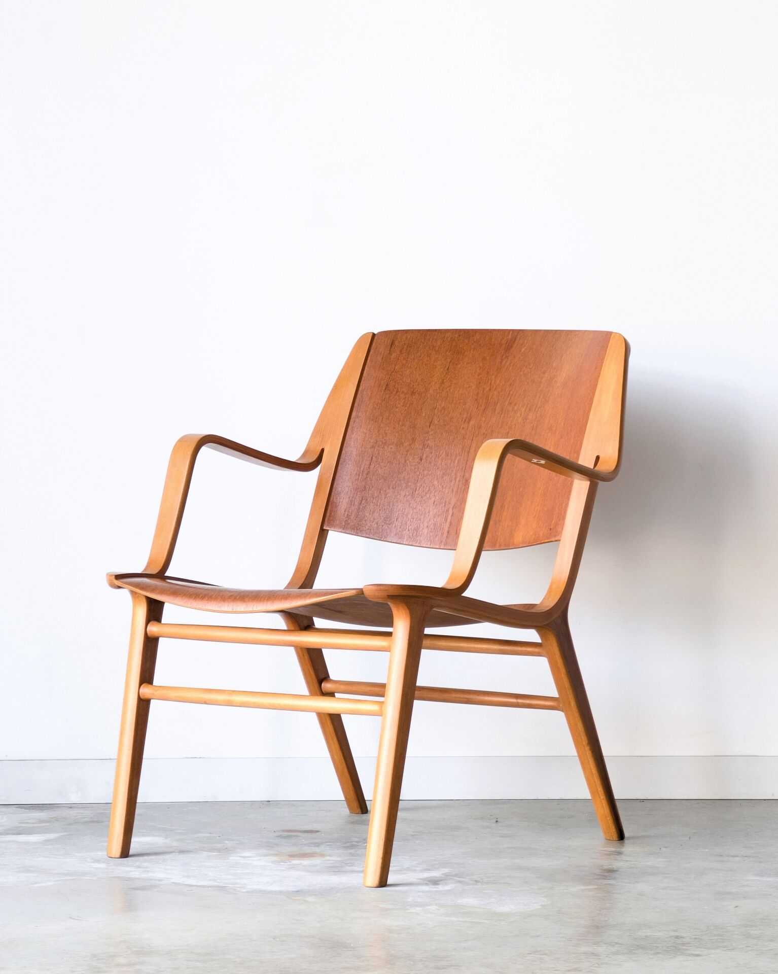 Danish vintage armchair model Ax, Peter Hvidt ed. Fritz Hansen, 1950s