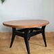 Scandinavian teak side table 1950s/60s menhir top