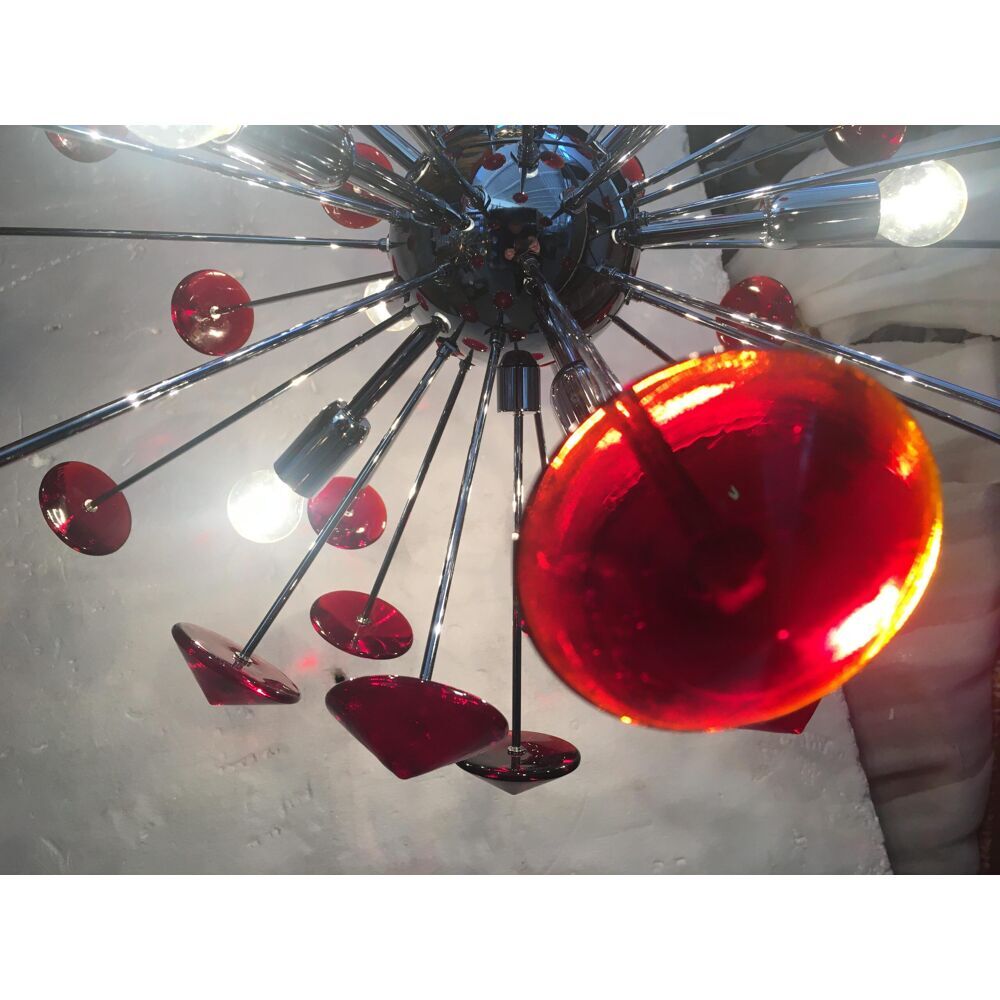 Coni chandelier in Murano glass