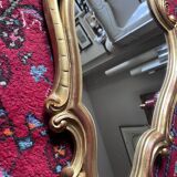Baroque mirror in gilded wood