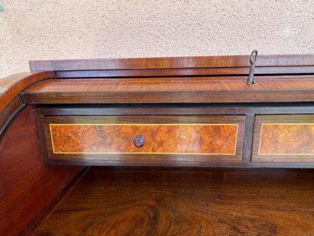 Bureau cylindre d'époque Louis Philippe