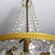 Basket chandelier with stamps