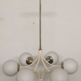 Space age chandelier with 6 lights of the 50s/60s