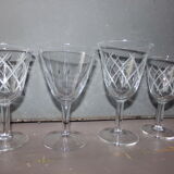 set of 6 mismatched glasses