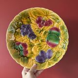 Sarreguemines barbotine plate