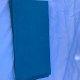 6 damask cotton towels tinted emerald blue