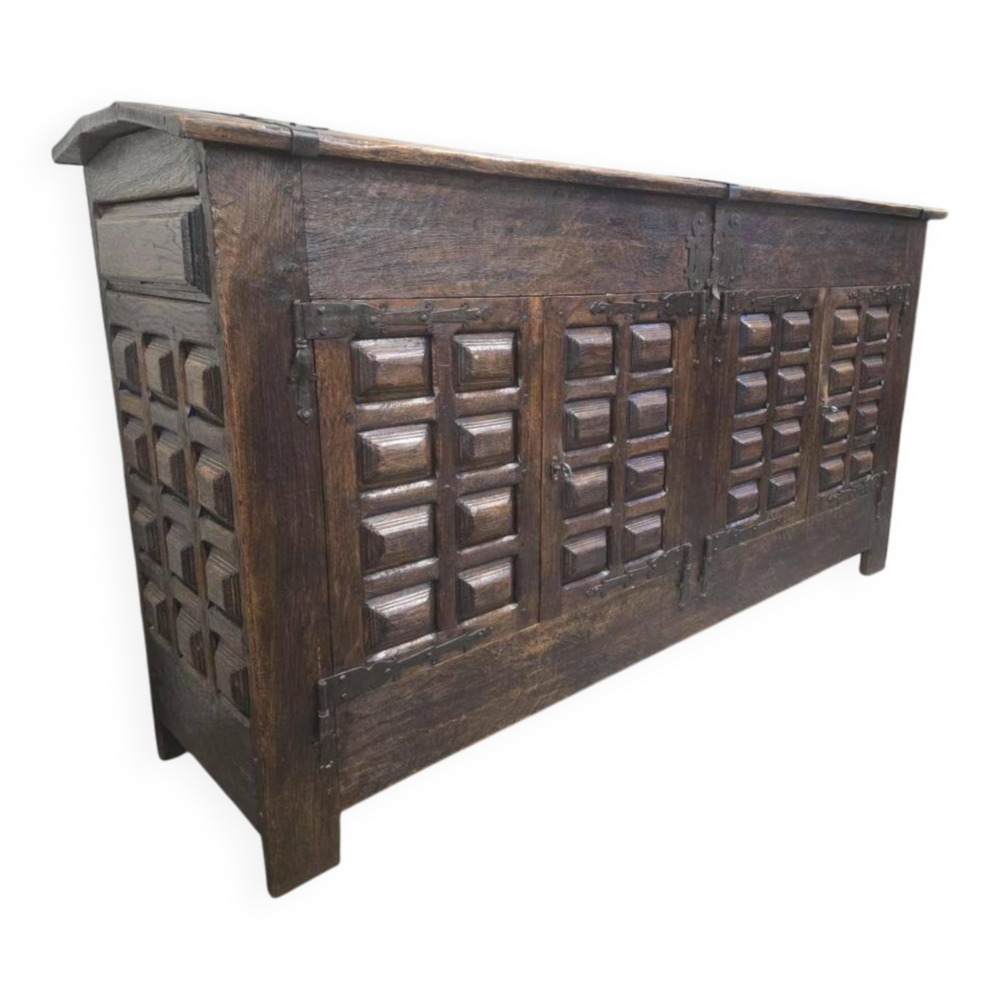 Brutalist vintage Spanish sideboard / sideboard / cabinet