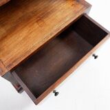 Paire de tables de chevet en bois anciennes