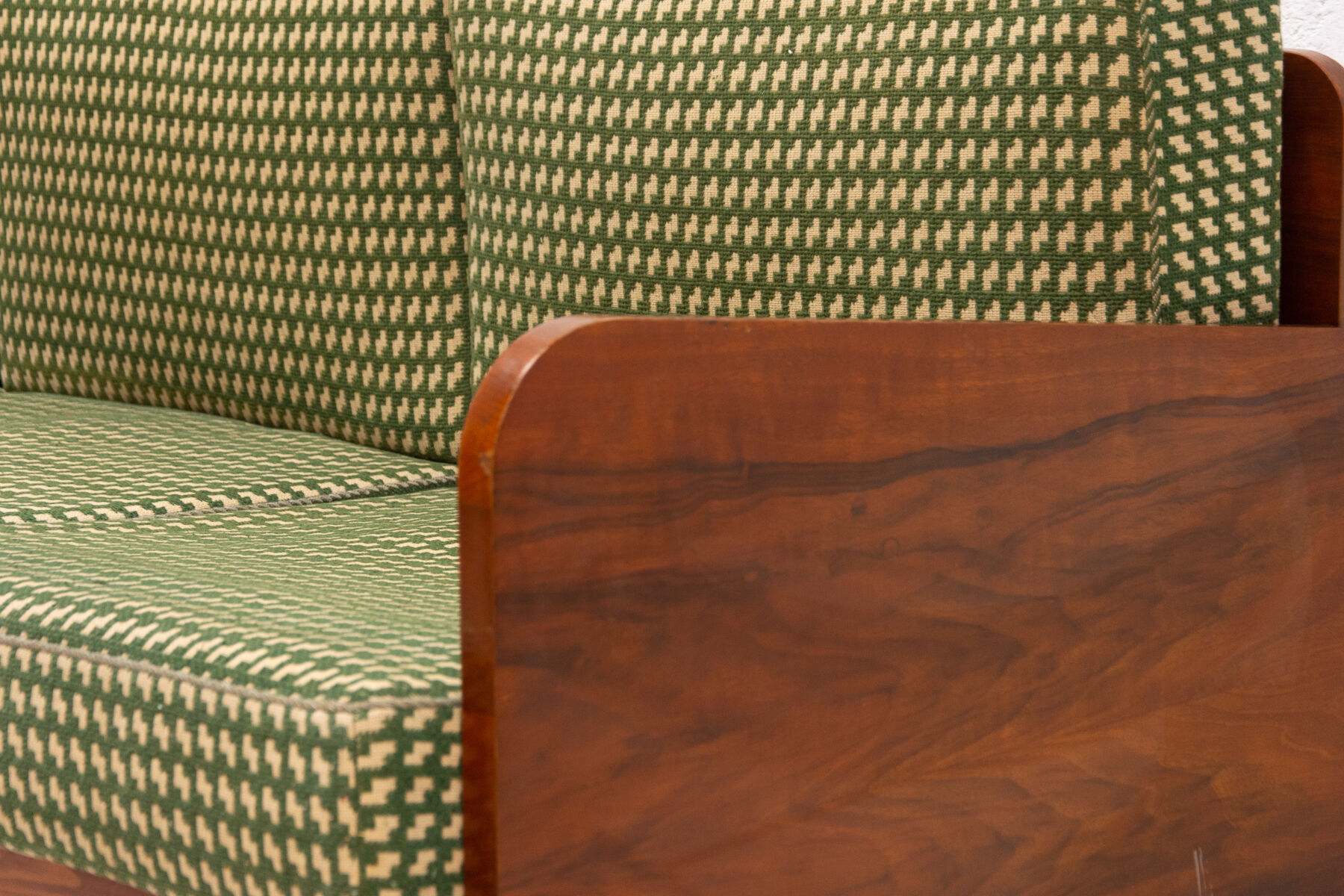 mid century folding sofabed by jindřich halabala for up závody, 1950´s