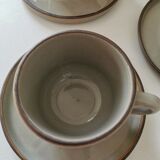 Set of 6 large sandstone cups from the vintage Arnon
