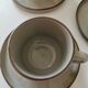 Set de 6 grandes tasses en grès de l'Arnon vintage