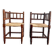 Vintage spool corner chair / knitting chair