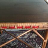 Rattan table