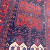 Tapis ancien persan bijar fait main 148x318 cm