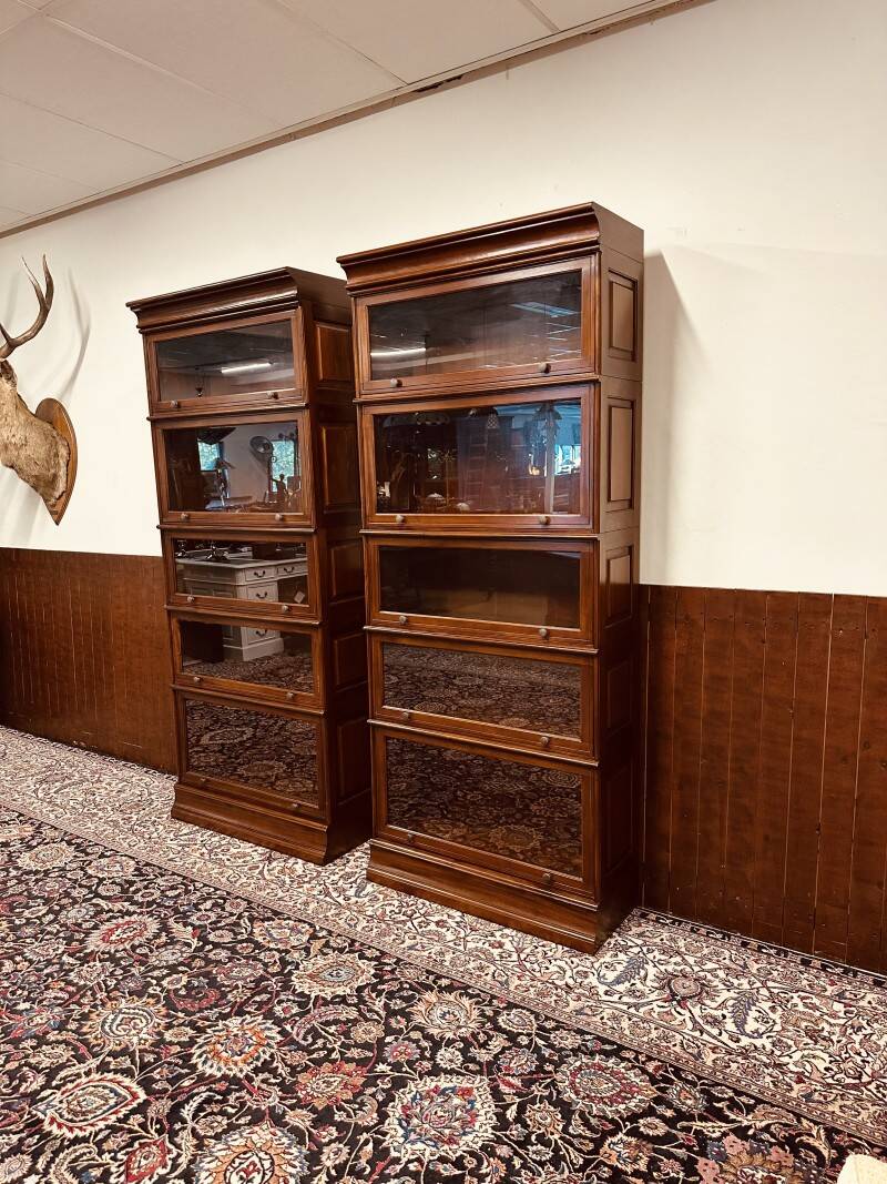 Classic English Globe Wernicke stackable barrister Bookcase
