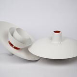 Paire de 2 lampes vintage danoises PH 4/3 par Poul Henningsen Louis Poulsen 1966