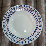 3 antique deep plates from Badonviller