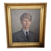 Oil portrait on canvas