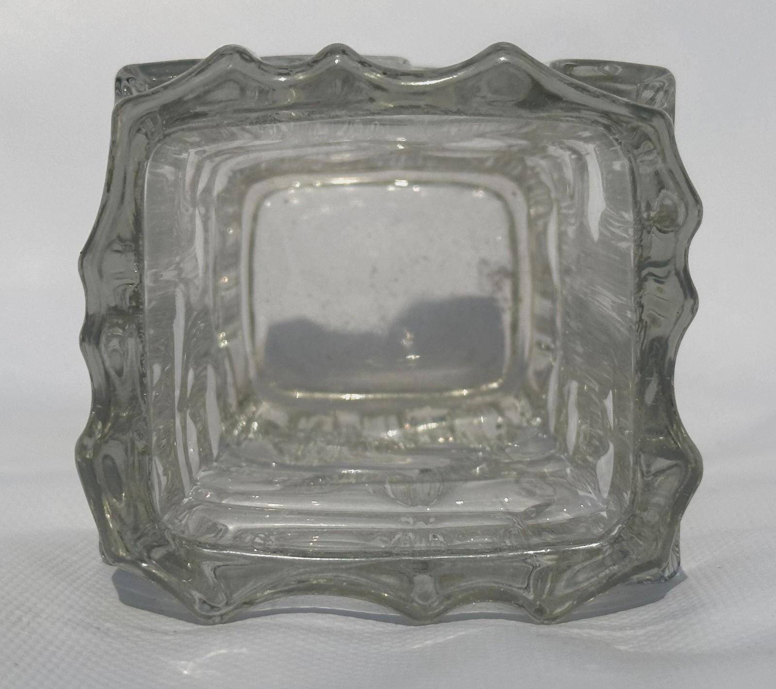 Vladislav Urban pressed glass vase for Rosice, Sklo Union, 1960s