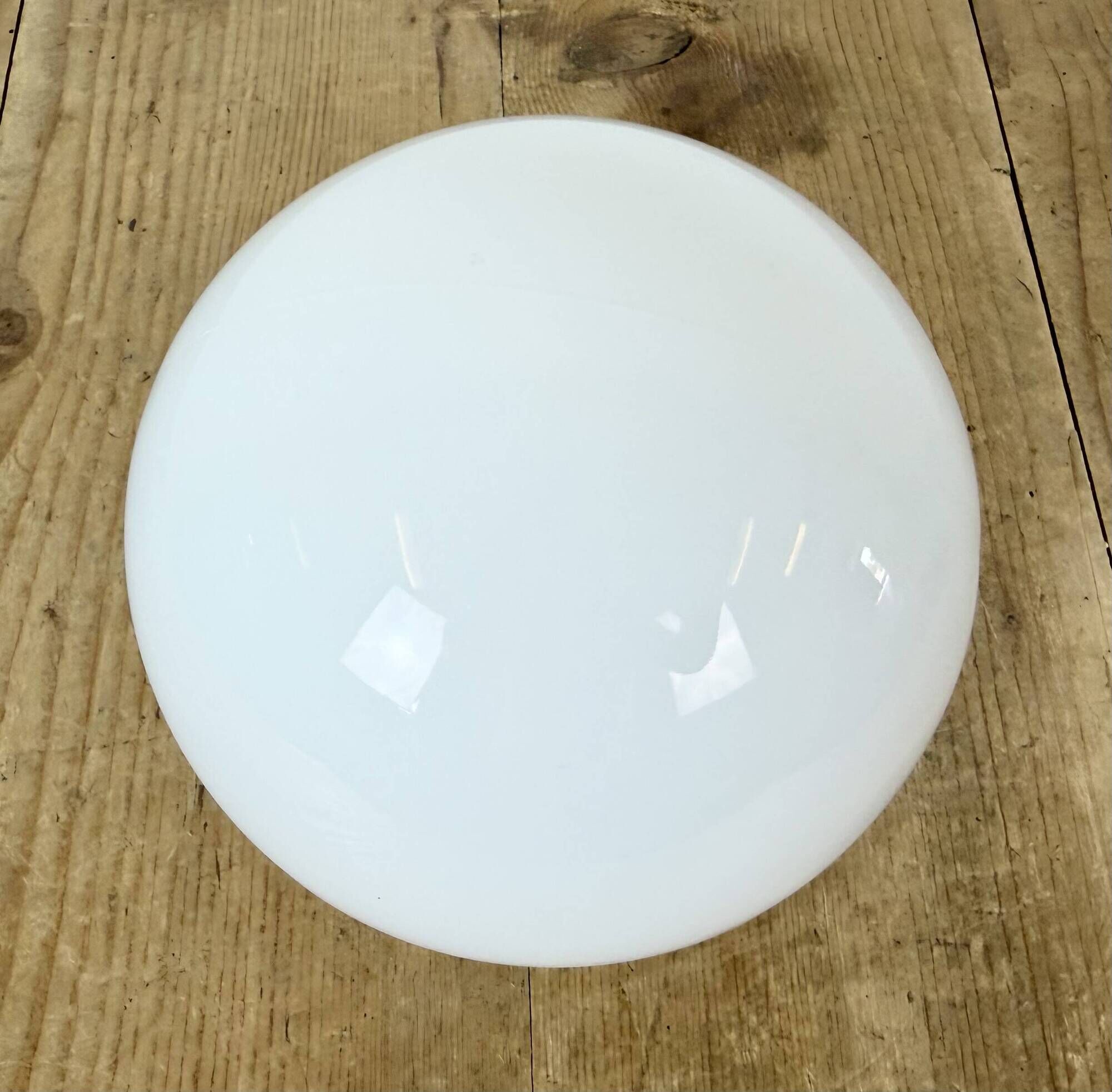 Vintage White Porcelain Ceiling Light, 1970s