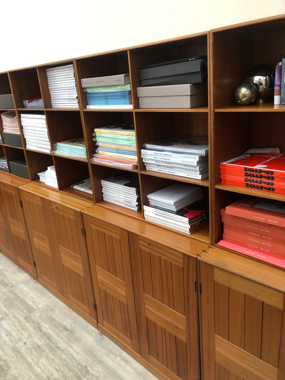Wooden bookcase