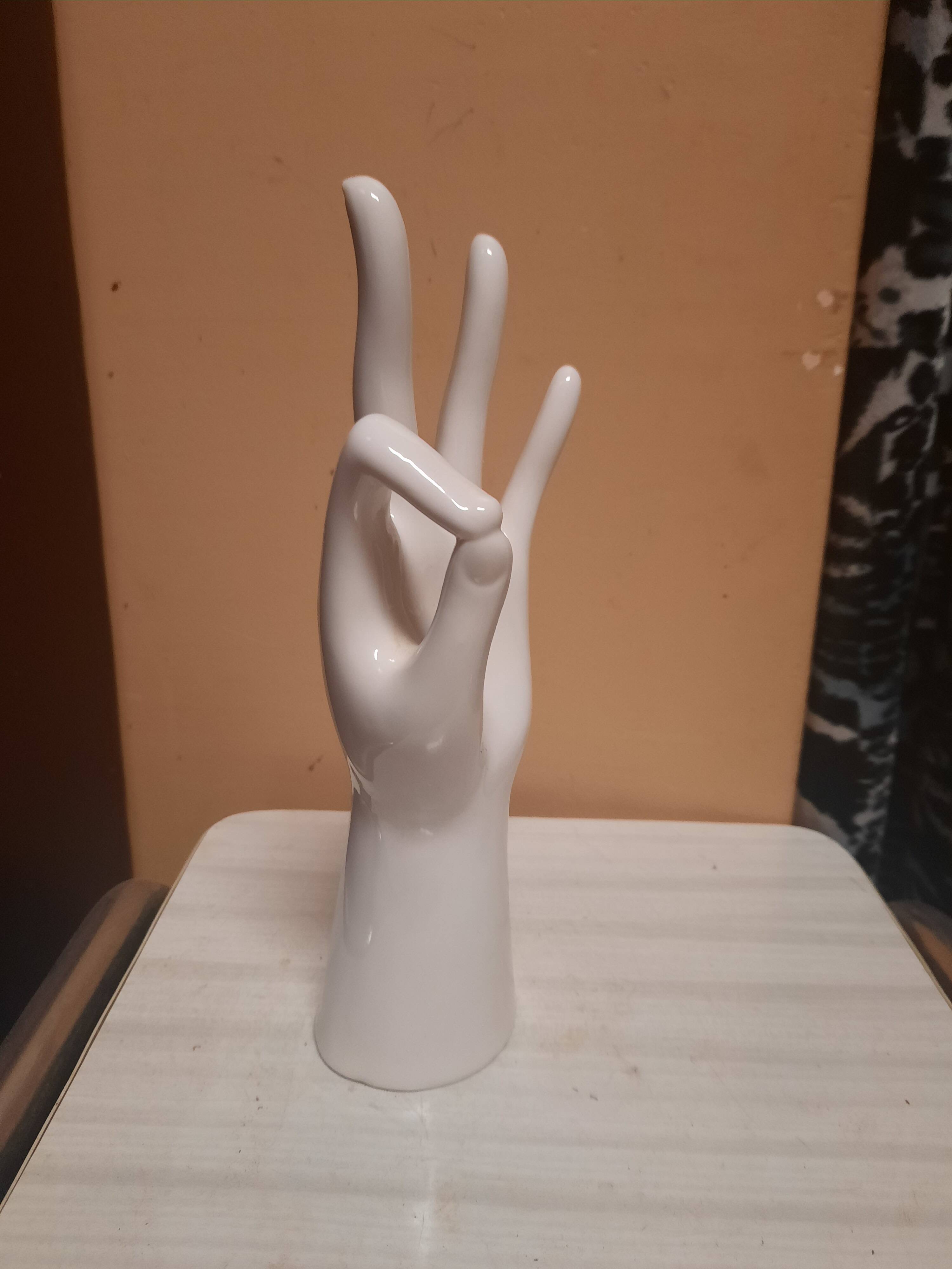 Ceramic hand