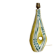 1960s ceramic lamp base
