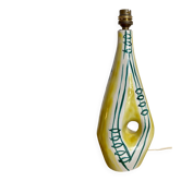 Pied de lampe en céramique années 60