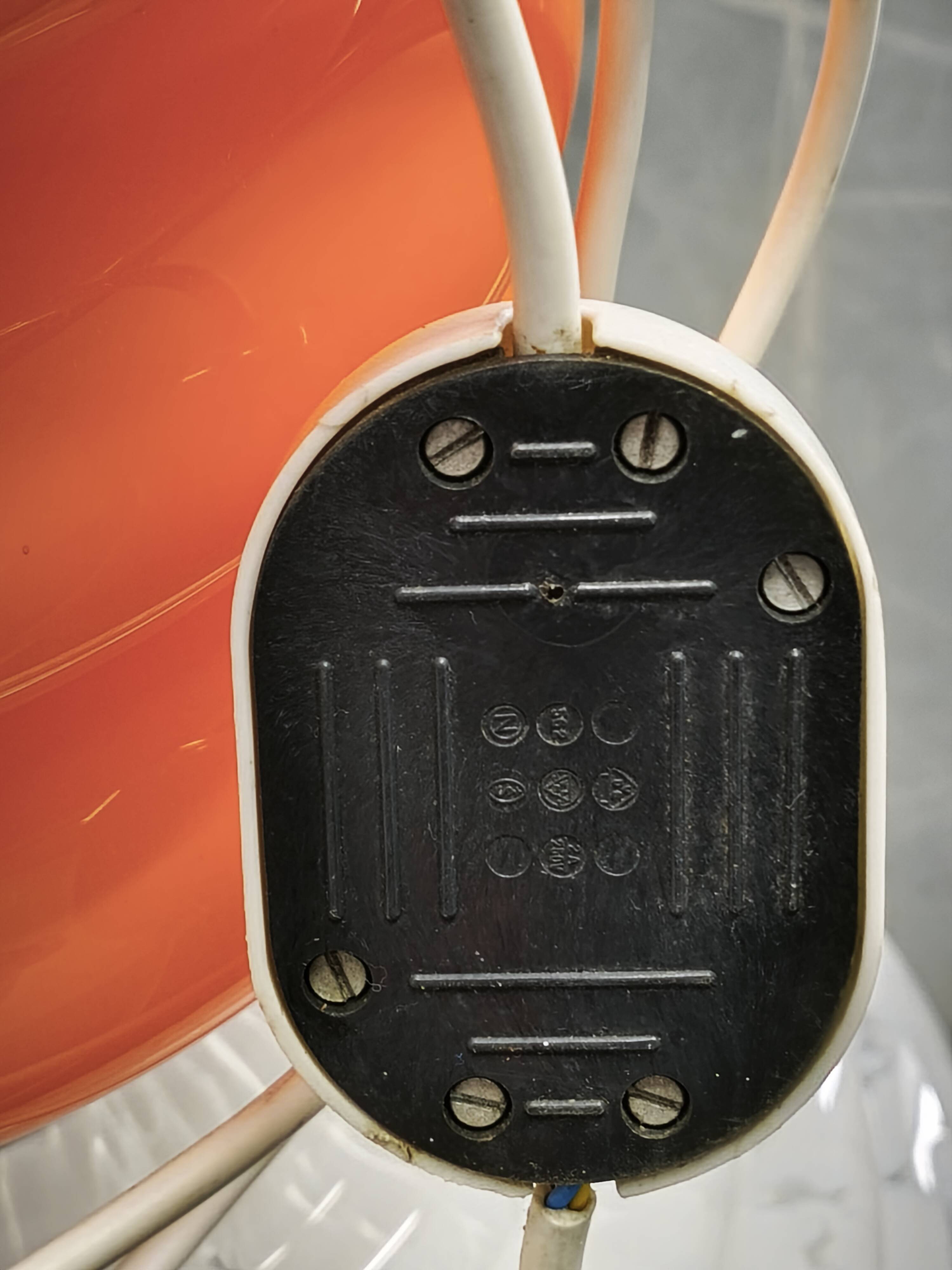 Carlo Nason pour Mazzega Lampe de sol en verre de Murano Space Age, années 1970
