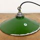 Industrial Green Enamel Light, 1950s