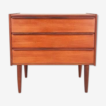 Danish teak veneer chest of drawers