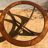 Round teak coffee table Astro - designer Victor Wilkins - Edition G Plan - 1960s