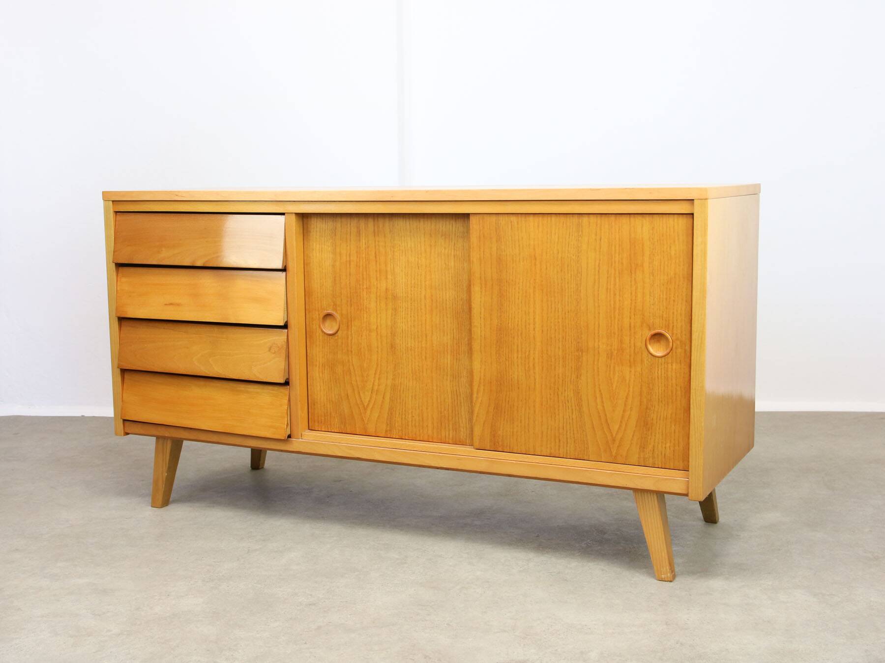 Mid-Century Italian Wooden Sideboard, 1950s