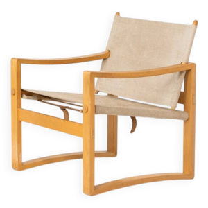 Chaise Safari de Børge Jensen pour Bernstorffsminde Møbelfabrik (Danemark, 197