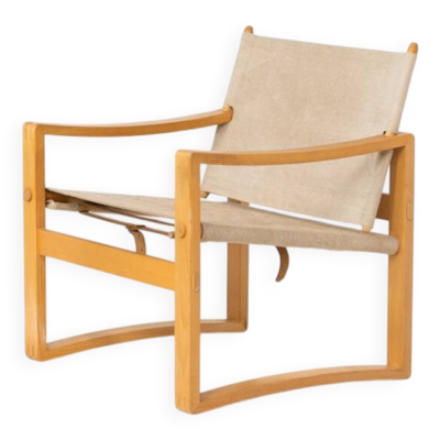Chaise Safari de Børge Jensen pour Bernstorffsminde Møbelfabrik (Danemark, 197