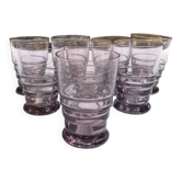 Art Deco water glasses