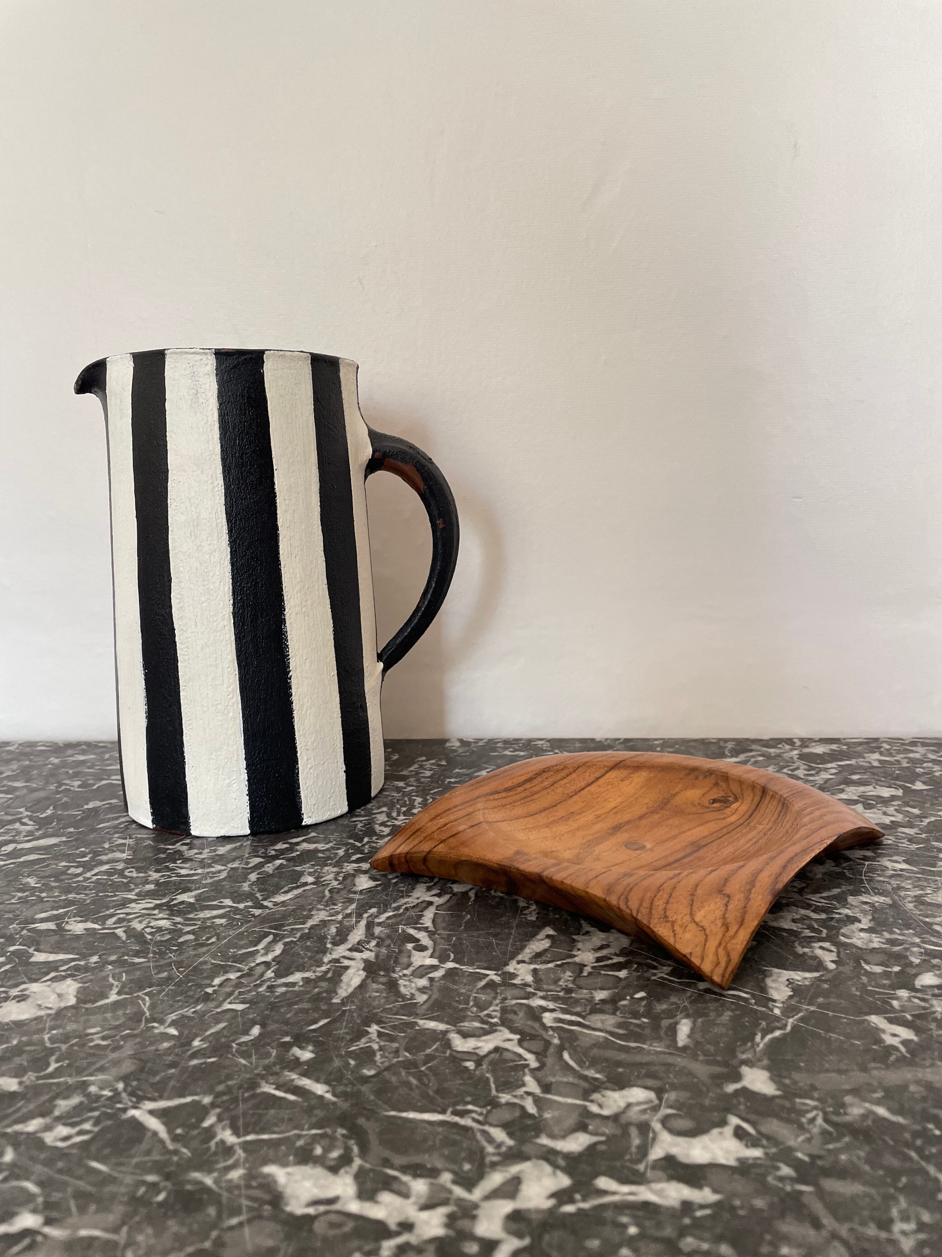 Turned wooden pocket tray