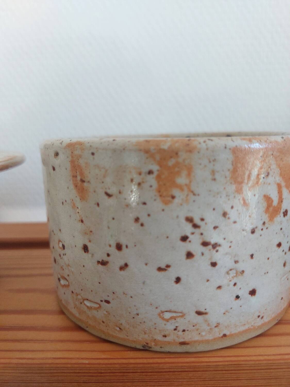 Vintage ceramic butter dish