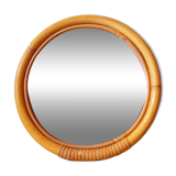 Rattan mirror 60s