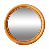 Rattan mirror 60s