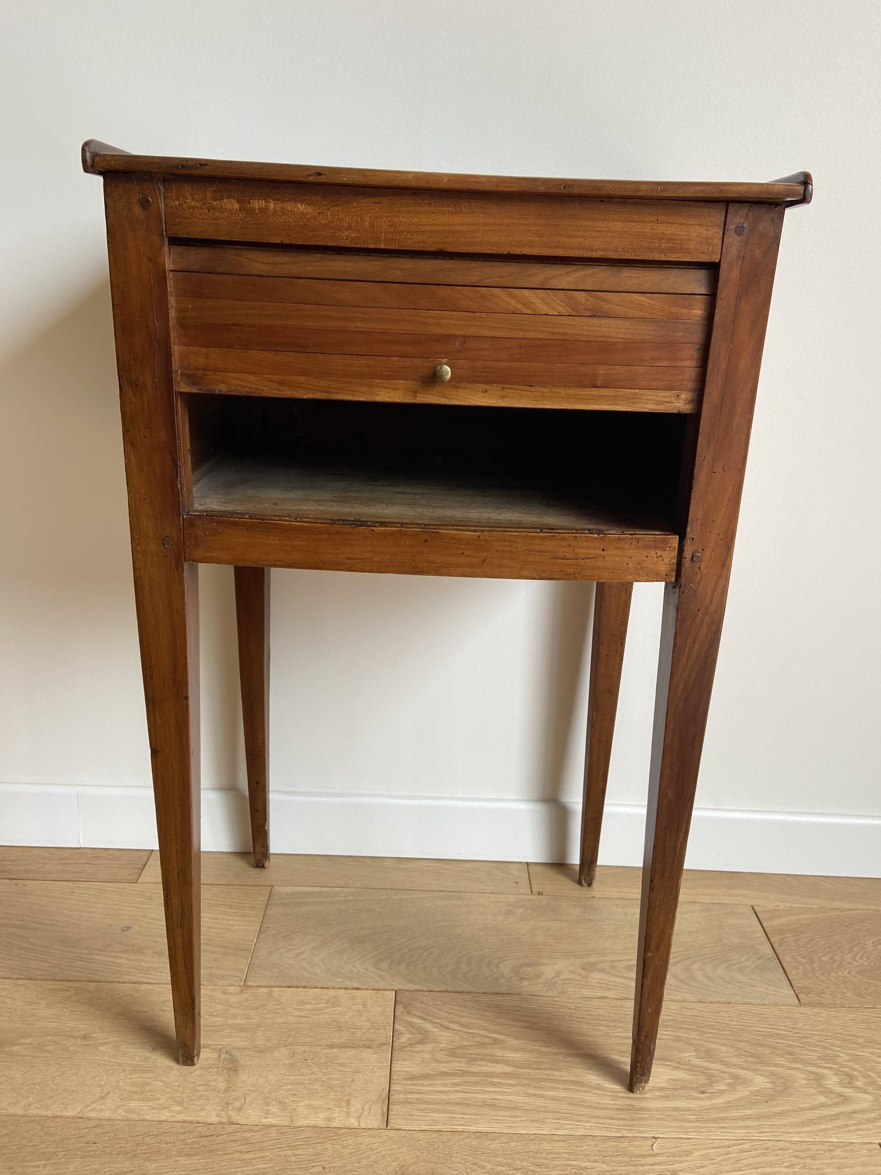 Antique bedside table