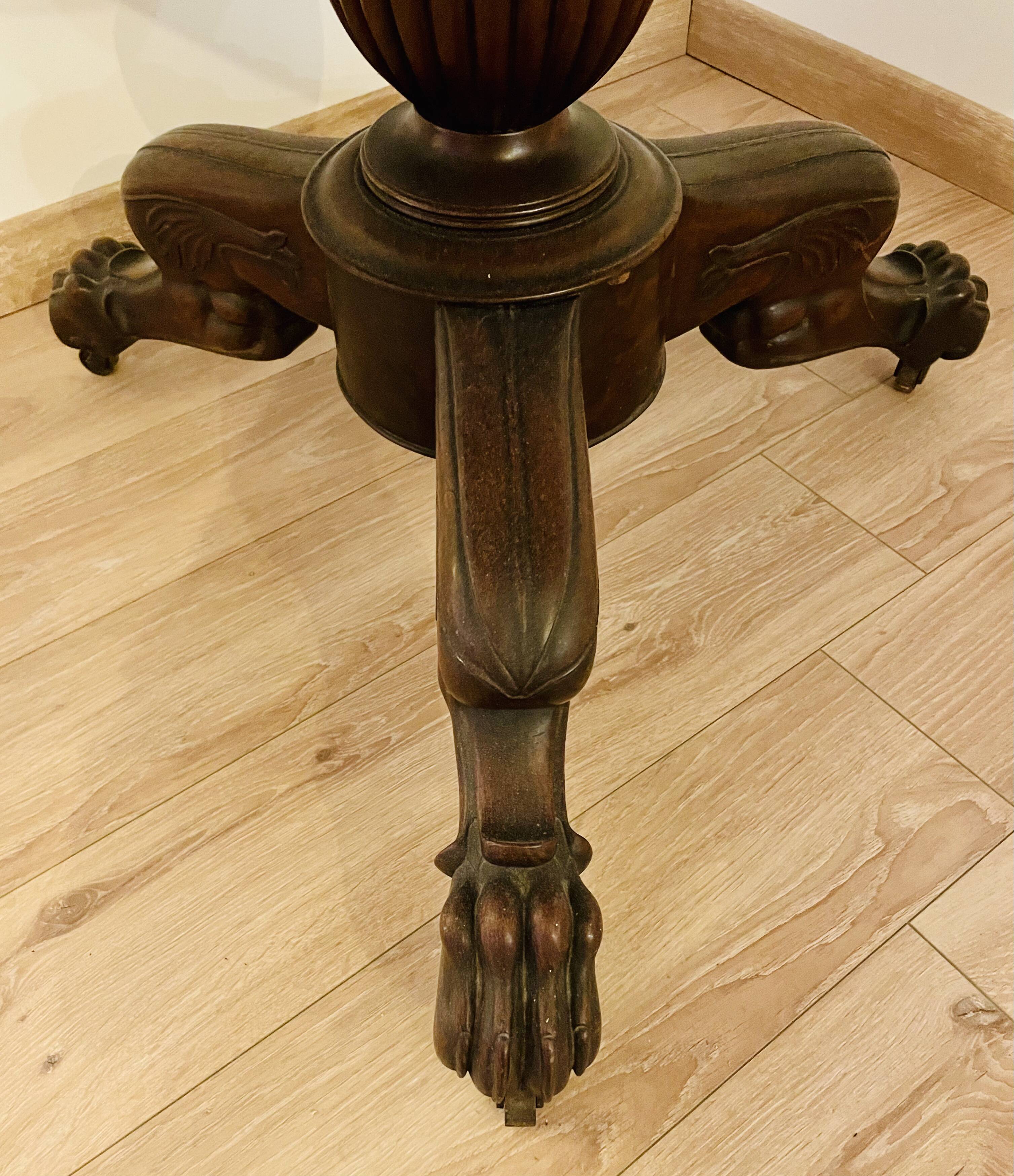 Mahogany and marble healing