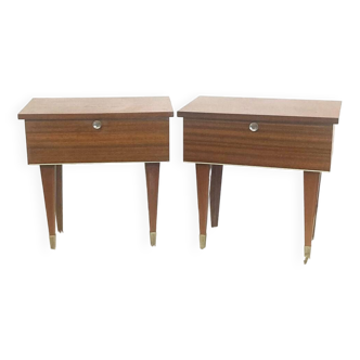 Pair of vintage bedside tables