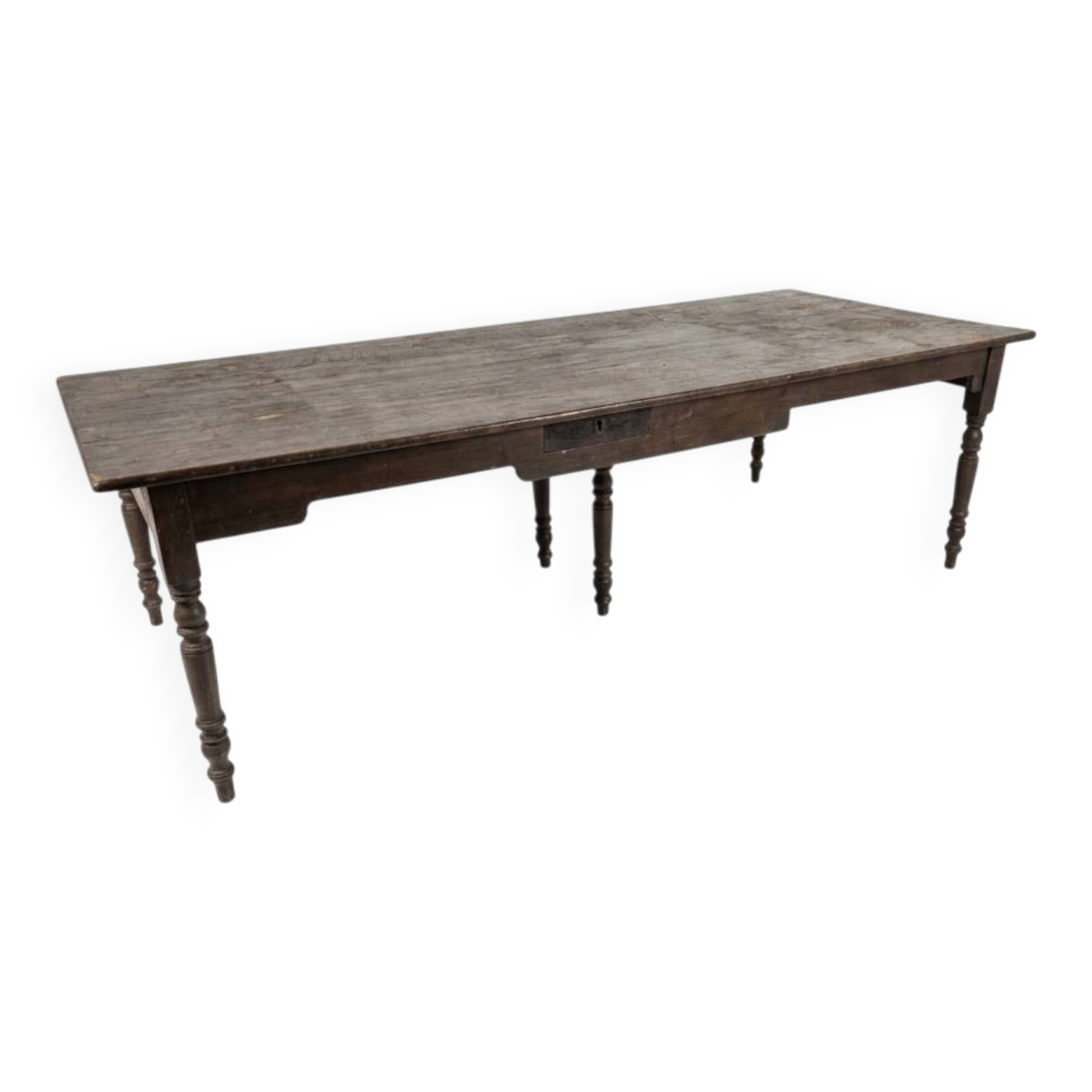 Table de ferme ancienne XXL , 268 × 110cm
