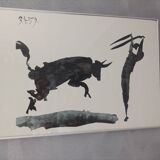 Pablo Picasso, lithograph “Torero and Bull”
