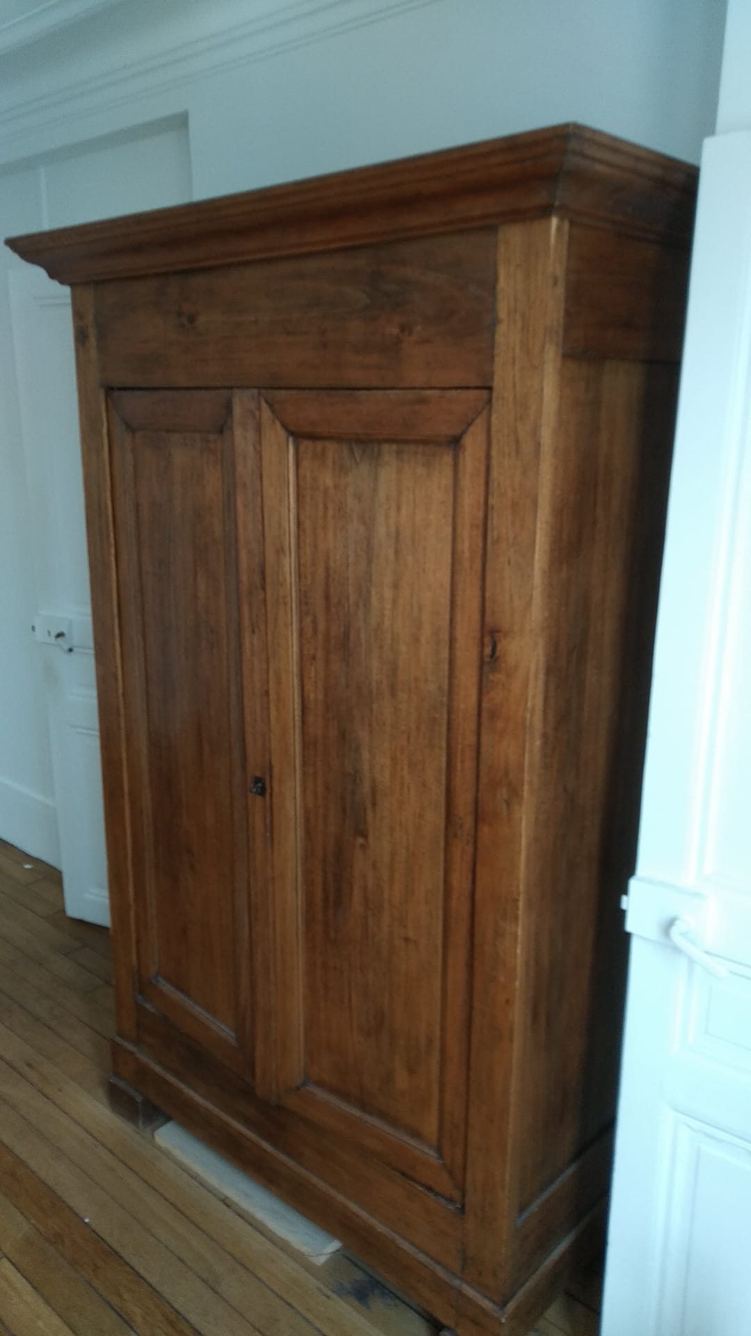 Antique solid wood cabinet