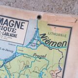 Old Vidal Lablache school map of Germany n°27.