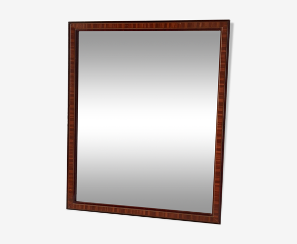 Miroir en bois et en plâtre peint art déco années 30
