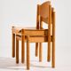 Stackable oak chair